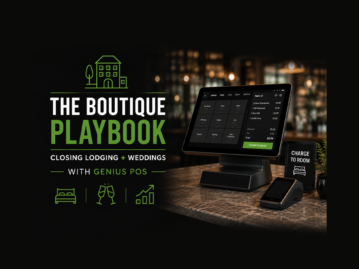 The Boutique Inn Playbook: Closing Lodging + Weddings With Genius POS